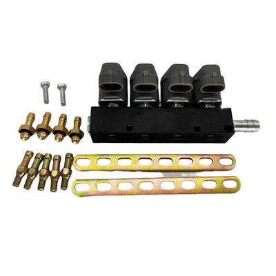 3 Ohm Injector Harness Rail cho Black 4 Cylinder CNG hoặc LPG Vehicles