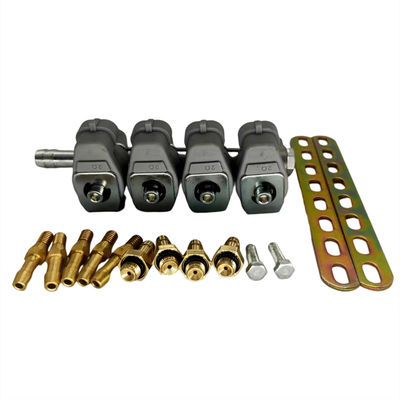 Mua Bộ đường ray kim phun CNG phun tuần tự với điện trở 2 Ohm và vật liệu nhôm cho bộ chuyển đổi LPG online manufacture