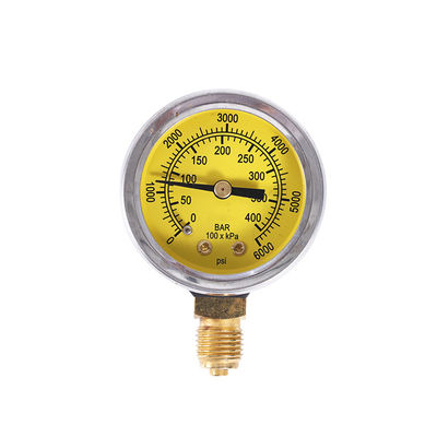 Mua Đồng hồ đo áp suất khí đốt CNG màu vàng tự nhiên 54mm 63mm online manufacture