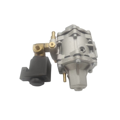 Bộ điều chỉnh áp suất LLANO CNG LN-AT12H Áp suất cao cho bộ giảm GNV màu đen và bạc