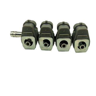 Đường sắt phun LPG CNG 2 Ohm LN-LIG1 màu xám cho 4 đầu phun ô tô xi lanh