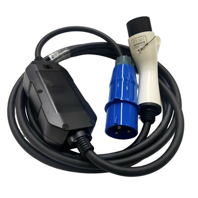 Bộ sạc di động GB / T20234 AC EV có thể điều chỉnh 32A 7KW cho loại tiêu chuẩn quốc tế 2