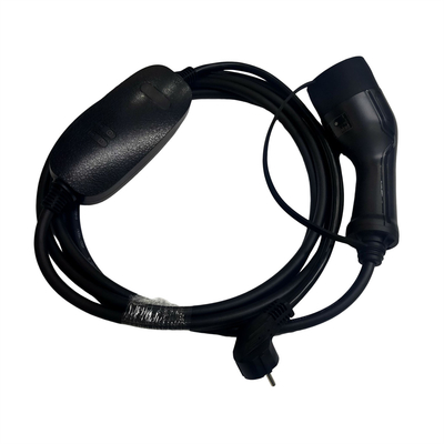 Bộ sạc di động AC 16A Châu Âu 1 pha 1.0 EV Loại 2 IEC62196