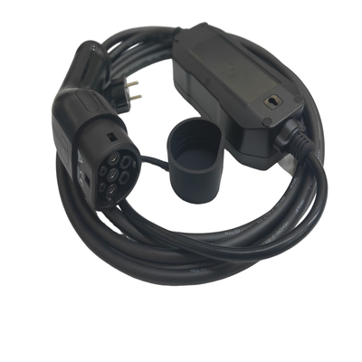 Bộ sạc di động 1 pha 2.1 EV có thể điều chỉnh AC 16A với chứng nhận CE TUV