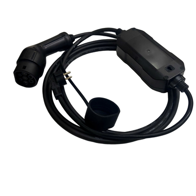 IEC62196 Tiêu chuẩn 2.1 Phích cắm sạc Schuko Bộ sạc di động EV với cáp TPU