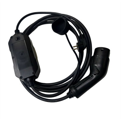 IEC62196 Tiêu chuẩn 2.1 Phích cắm sạc Schuko Bộ sạc di động EV với cáp TPU