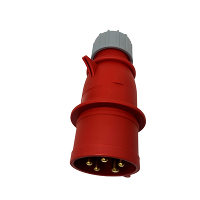 LLANO Chống thấm nước 380V-415V CEE Cắm sạc 5 chân 7KW với đầu nối màu đỏ