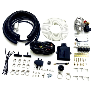 Ô tô CNG LPG Bộ dụng cụ chuyển đổi đa điểm với 48 chân ECU IG1 Đường ray đầu phun AT12 Bộ giảm tốc