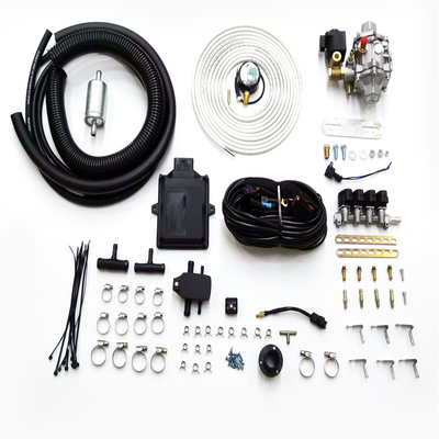 Ô tô CNG LPG Bộ dụng cụ chuyển đổi đa điểm với 48 chân ECU IG1 Đường ray đầu phun AT12 Bộ giảm tốc