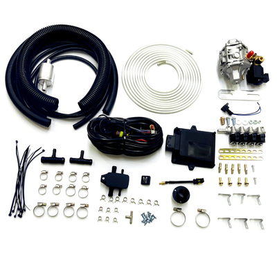 Ô tô CNG LPG Bộ dụng cụ chuyển đổi đa điểm với 48 chân ECU IG1 Đường ray đầu phun AT12 Bộ giảm tốc