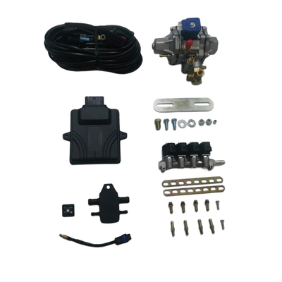 Bộ dụng cụ chuyển đổi CNG Mini với 48 Pin ECU Đường ray đầu phun 4 xi lanh cho ô tô CNG GNV