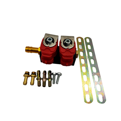 2 xi lanh 3 Ohm LN-VTK02 Đường ray đầu phun cho bộ chuyển đổi xe Autogas CNG LPG