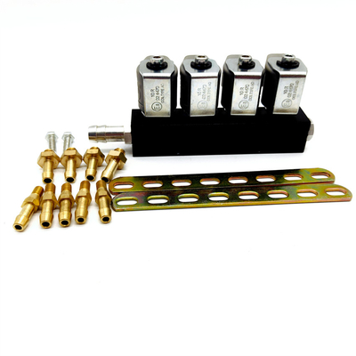 Đường ray đầu phun màu xám LN-LIG1S cho hệ thống tuần tự LPG CNG 167HZ 2 Ohm