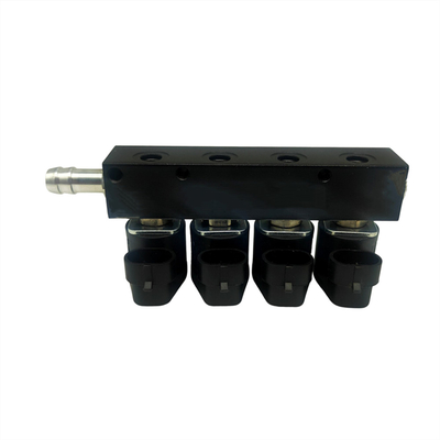 Đồng hợp kim 12V LPG CNG Injector cho xe 4 xi lanh được thử nghiệm chuyên nghiệp 3 Ohm kháng