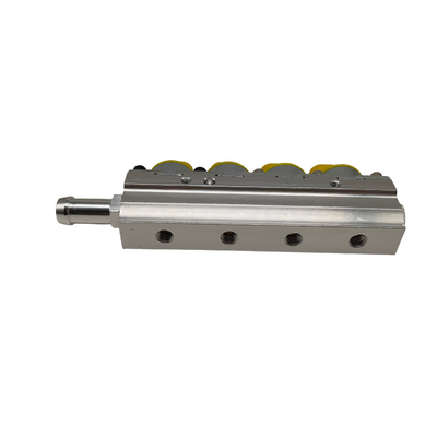Yellow Silver Rail Injector chuyên nghiệp được thử nghiệm cho xe 4 xi lanh CNG hoặc LPG