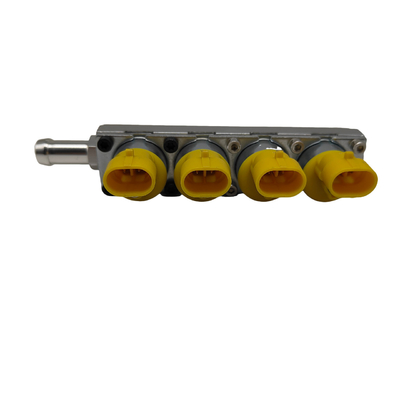 Yellow Silver Rail Injector chuyên nghiệp được thử nghiệm cho xe 4 xi lanh CNG hoặc LPG