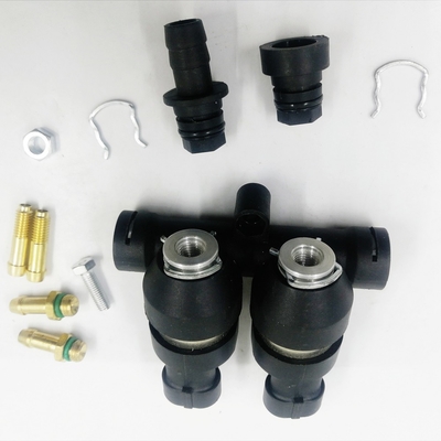 Lắp ráp 4 xi lanh Đường ray phun LPG CNG đen 2Ohm / 3Ohm