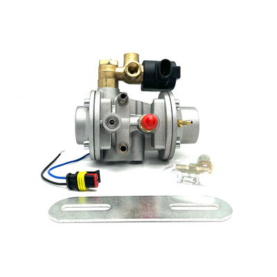 Bộ điều chỉnh áp suất nhiên liệu ô tô màu đen bạc CNG 12VDC cho hệ thống phun tuần tự
