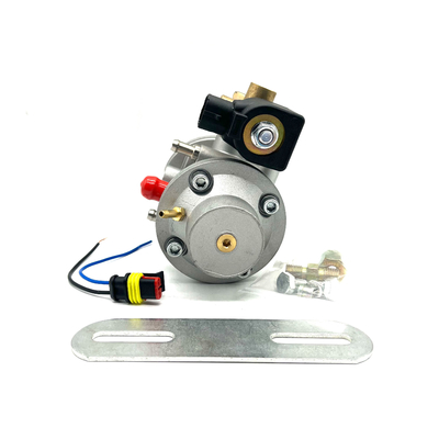 Bộ điều chỉnh áp suất nhiên liệu ô tô màu đen bạc CNG 12VDC cho hệ thống phun tuần tự