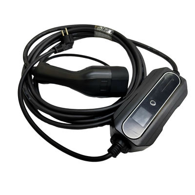 Good price Bộ sạc di động EV mạ bạc 1 pha AC 16A có thể điều chỉnh bằng phích cắm sạc Schuko trực tuyến