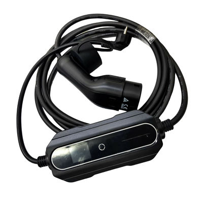 Good price IEC62196 Chuẩn cắm vào EV Bộ sạc di động 1 pha AC 16A có thể điều chỉnh 3.5kw trực tuyến